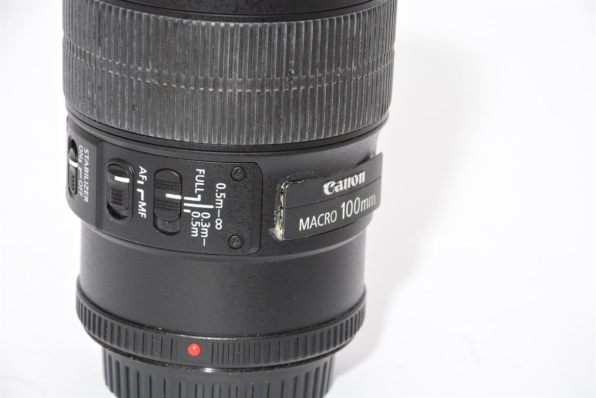 Used Canon EF 100mm f/2.8 L IS USM Lens