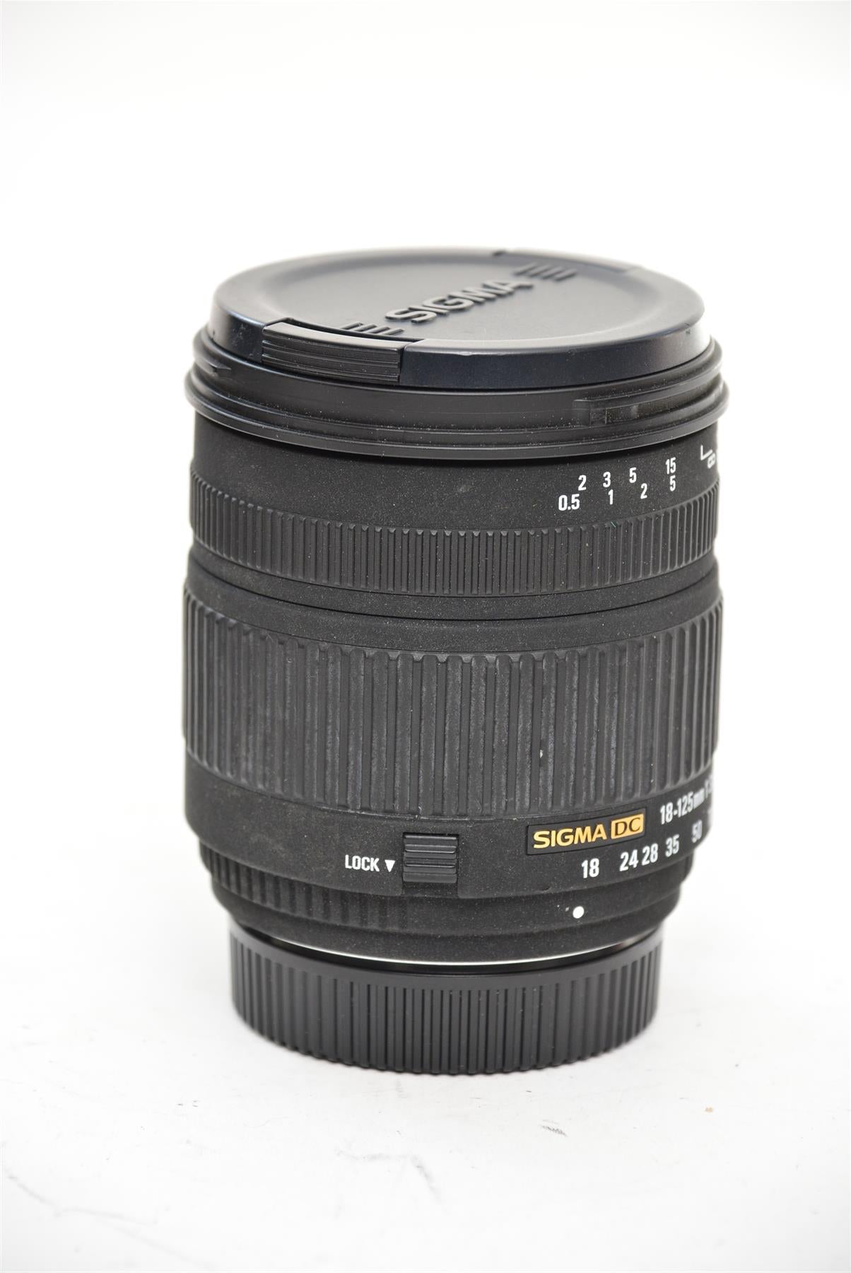 Used Sigma 18-125mm f/3.5-5.6 DC Nikon Fit Lens