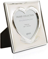 Kenro 4x4" Symphony Heart Frame Silver Plated