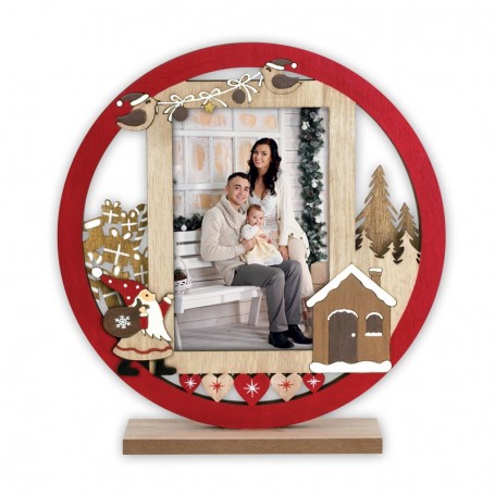 Christmas Wooden Frames - 4x6" - Curtis