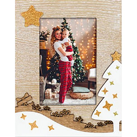 Christmas Frames - 4x6" - Glitter Tree
