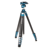 Benro CyanBird TCBC15FS30 Carbon Fibre Tripod with Ball Head - Blue