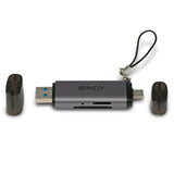 Lindy USB 3.2 Type C & A SD - Micro SD Card Reader