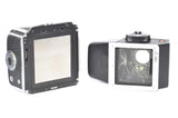 Used Kiev 88 with 80mm f/2.8 Volna 3 and 2x film backs
