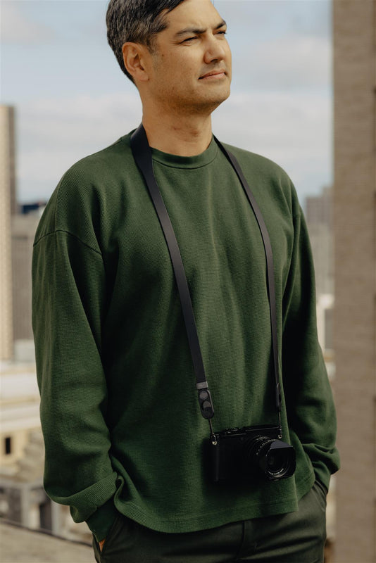 Peak Design Form Leather Camera Strap Long - Black