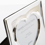 Kenro 4x4" Symphony Heart Frame Silver Plated