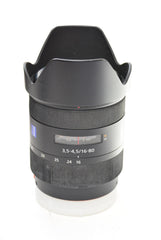 Used Zeiss 16-80mm F3.5-4.5 A Fit Lens