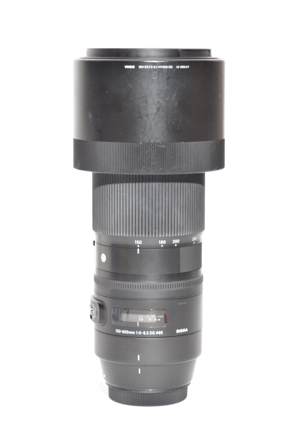 Used Sigma 150-600mm f/5-6.3 DG Contemporary Canon EF Mount