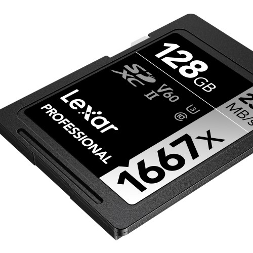 Lexar SDXC UHS-II - Pro Silver Series - V60 1667x 250MB/s -128GB