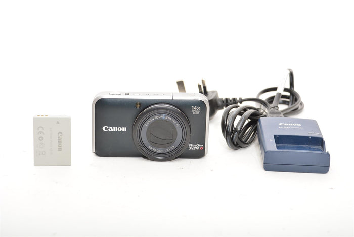Used Canon PowerShot SX210 IS Compact Camera