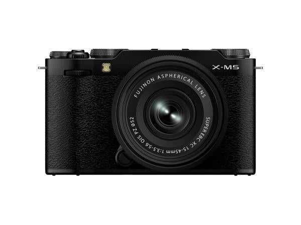 Fujifilm X-M5 with XC 15-45mm f3.5-5.6 OIS PZ Lens - Black