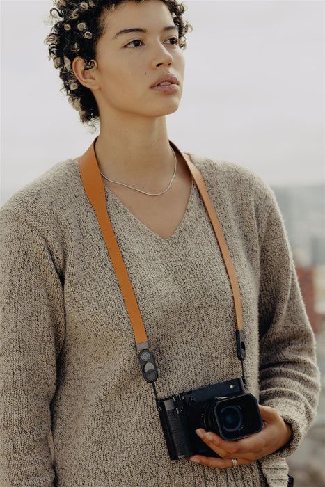 Peak Design Form Leather Camera Strap Short - Amber