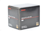 Used Sigma 30mm f/1.4 EX DC Lens For Canon