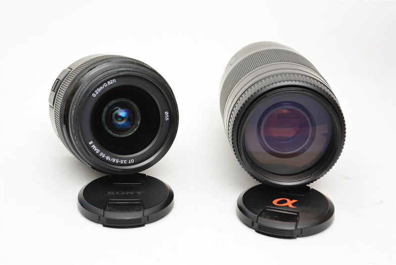 Used Sony A58 with 18-55mm and 75-300mm Macro Lenses