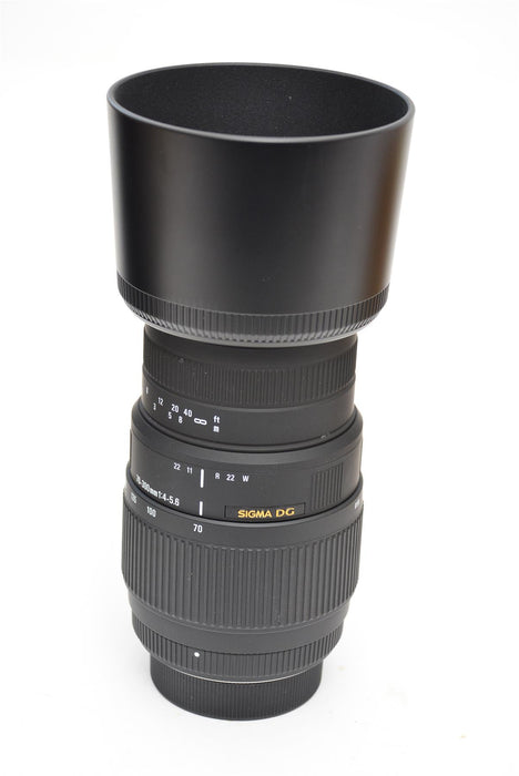 Used Sigma DG 70-300mm f/4-5.6 Nikon Fit Lens