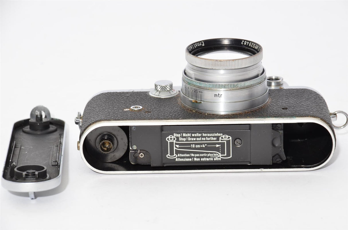 Used Leica 111c D.R.P. Ernst Leitz Wetzlar With Summitar f=5cm 1:2 Lens TESTED