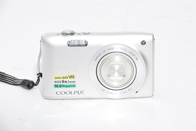 Used Nikon Coolpix S3300 Compact Digital Camera - NO CHARGER INCLUDED