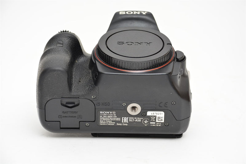 Used Sony A58 with 18-55mm and 75-300mm Macro Lenses