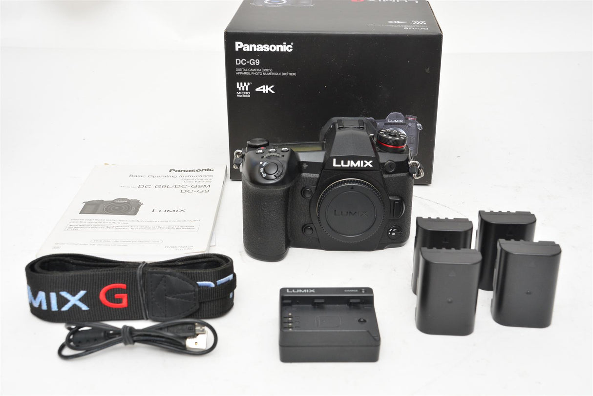 Used Panasonic Lumix DC-G9 Digital Camera Body