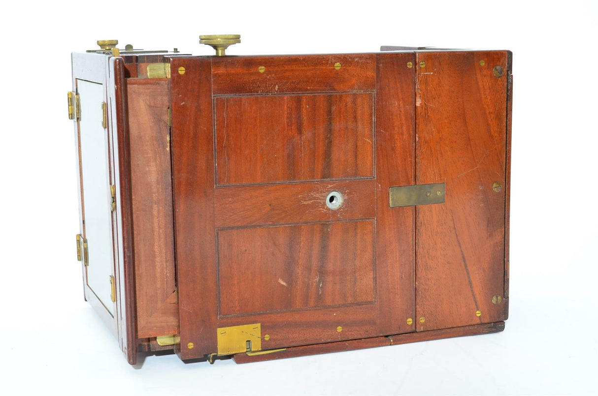Used Sands & Hunter folding field camera with accessories