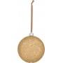 Christmas Bauble - Champagne - 8.5x8.5cm