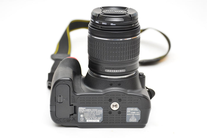 Used Nikon D3400 with 18-55mm VR Kit