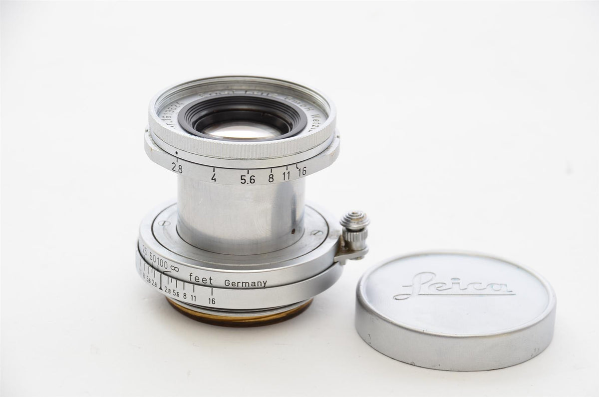 Used Leica Leitz Wetzlar Elmar 5cm 50mm f/2.8 LTM/L39 Screw Mount 