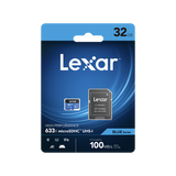 Lexar Micro SDHC UHS-1- Blue Series - V10 633x 100MB/s - 32GB
