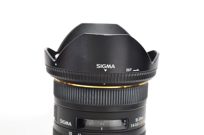 Used Sigma 10-20mm F4-5.6 EX DC Canon