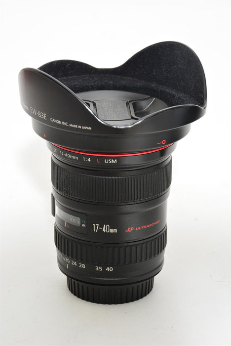 Used Canon EF 17-40mm f/4 L Ultrasonic Lens