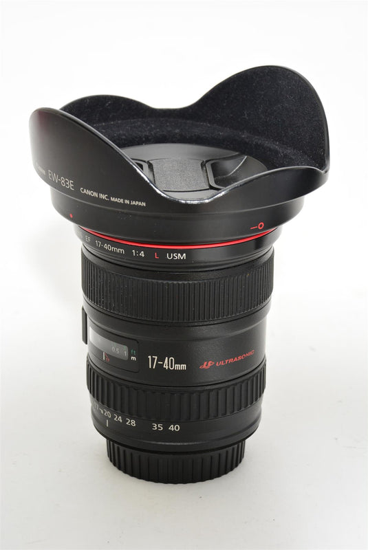 Used Canon EF 17-40mm f/4 L Ultrasonic Lens