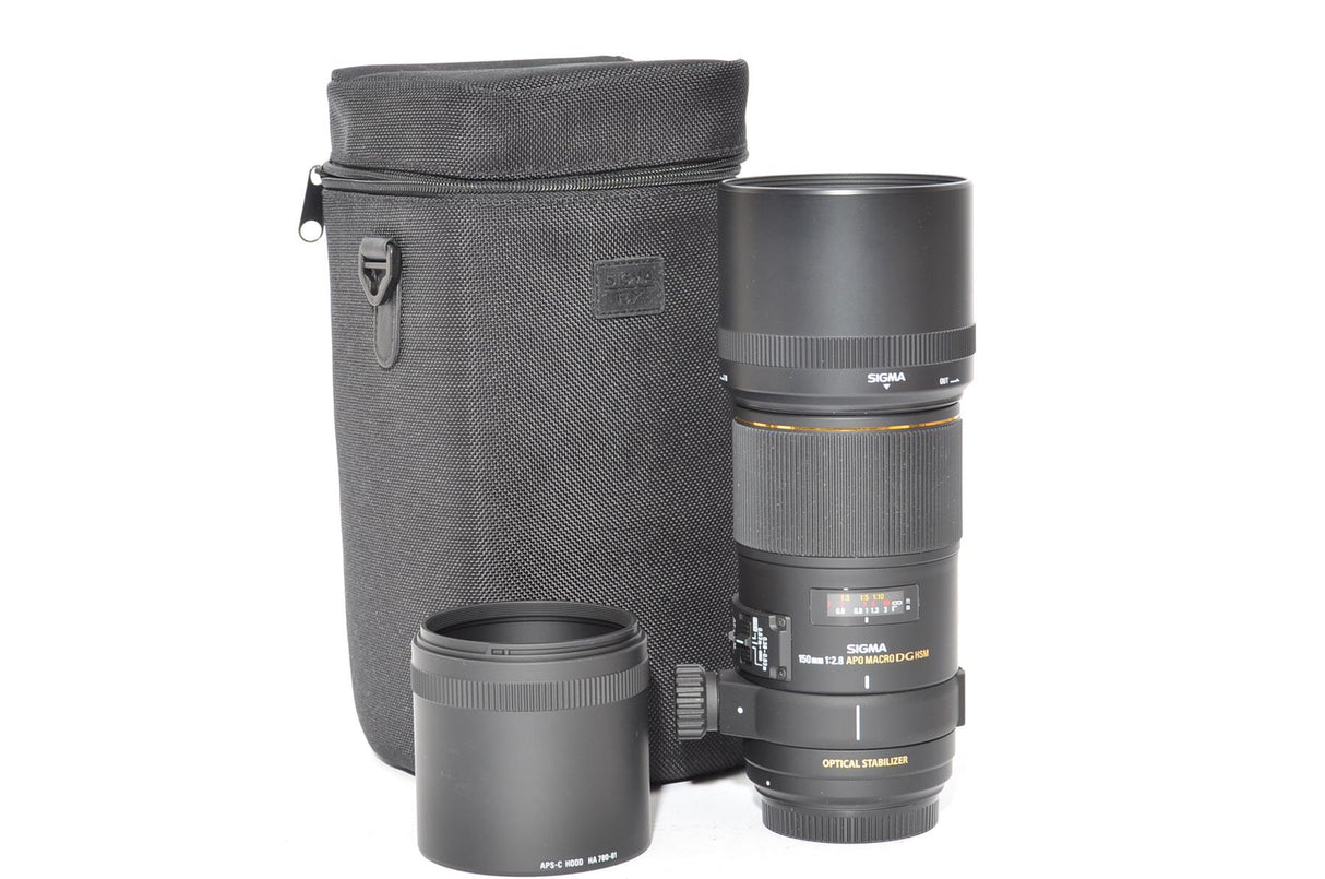 Used Sigma 150mm F/2.8 APO MACRO EX DG OS Lens For Canon