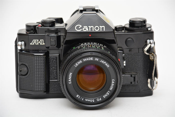 Used Canon A-1 Camera with 50mm Lens