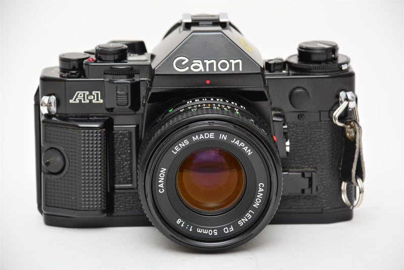 Used Canon A-1 Camera with 50mm Lens