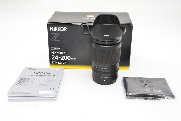 Used Nikon Nikkor Z 24-200mm f/4-6.3 VR Lens