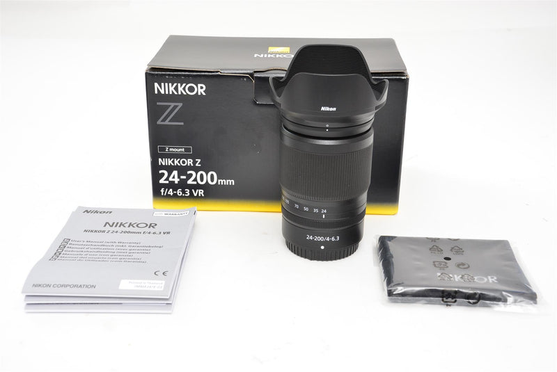 Used Nikon Nikkor Z 24-200mm f/4-6.3 VR Lens