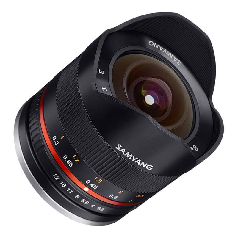 Samyang MF 8mm f2.8 UMC II Fisheye Lens - Sony E Mount