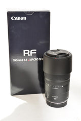 Used Canon RF 100mm f/2.8 L Macro IS USM Lens