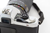 Used Pentax ME Super with Miranda 75-300mm f/4.5-5.6 lens