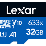 Lexar Micro SDHC UHS-1- Blue Series - V10 633x 100MB/s - 32GB