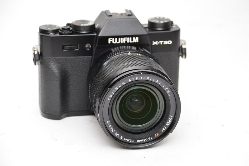 Used Fujifilm X-T30 Mirrorless Camera & 18-55mm XF Lens Black