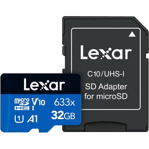 Lexar 32GB High-Performance 633x microSDHC UHS-I