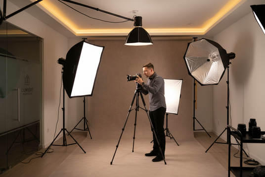 📷 Photography
Our photography services cover studio and location work, including family portraits, headshots, commercial photography, and bespoke sessions. With a fully equipped print room on-site, you can choose how your images are presented after your session.
