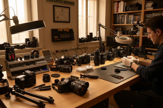 Repairs
We provide professional repairs for cameras, lenses, binoculars, tripods, and film cameras. Minor repairs are carried out in-house, with more complex work handled by trusted specialist repair centres when required.
