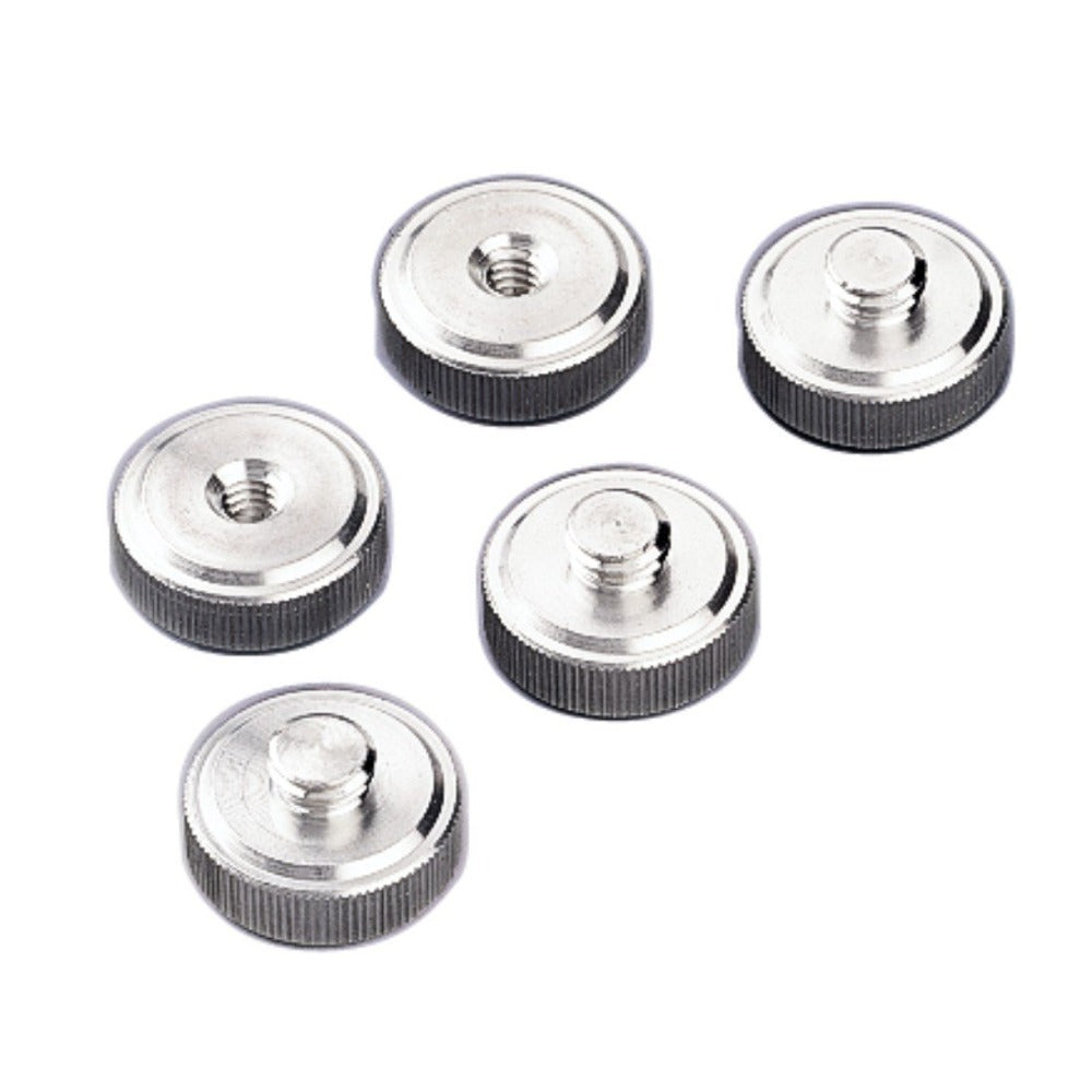Hama Tripod Conversion Screws, (A) 3/8" (9.5 mm) > (B) 1/4" (6.4 mm) Pack of 5