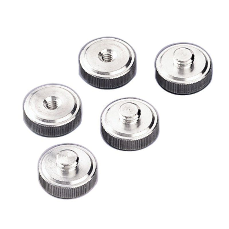 Hama Tripod Conversion Screws, (A) 3/8" (9.5 mm) > (B) 1/4" (6.4 mm) Pack of 5
