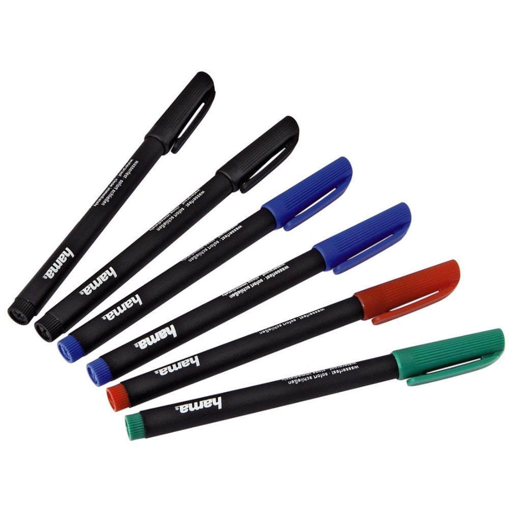 Hama CD/DVD/Blu-ray Markers, 6 Pcs