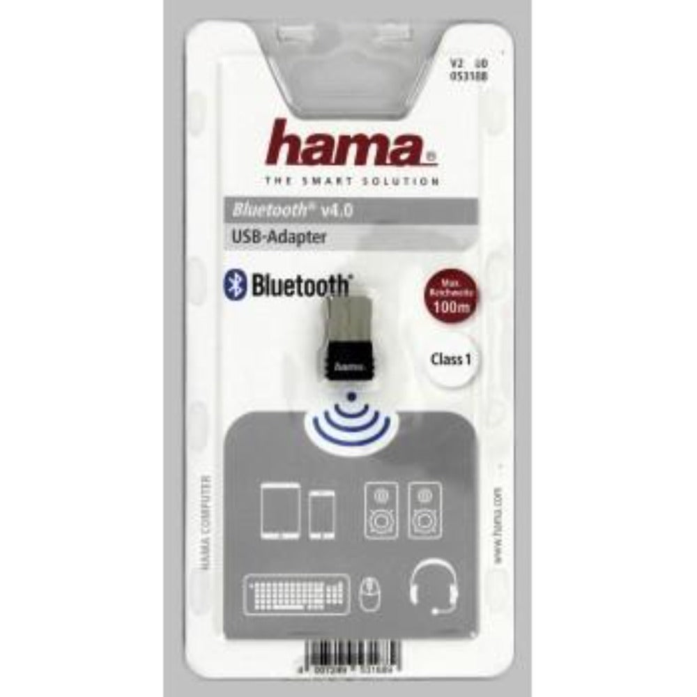 Hama Bluetooth® USB Adapter, version 4.0 C1 + EDR