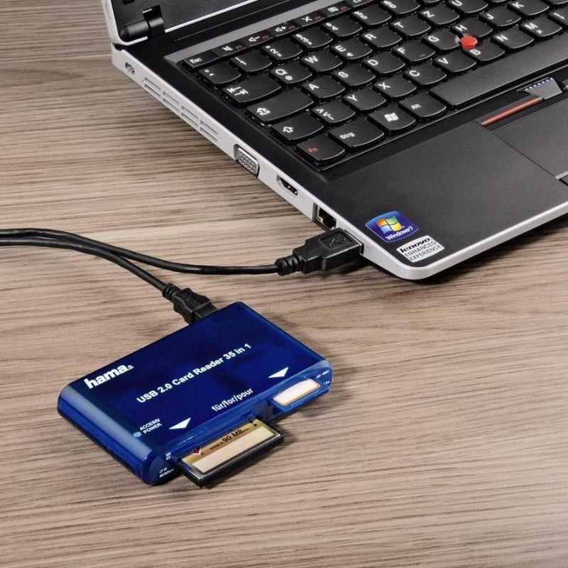 Hama USB 2.0 '35 in 1' Memory Card Reader