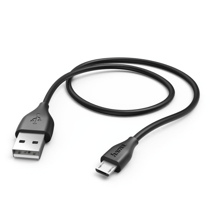 Hama USB Cable  Micro-USB, 1.5 m, black